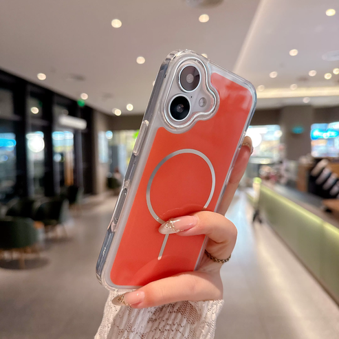 Reiko MagSafe-Compatible Case for iPhone 17 – Orange