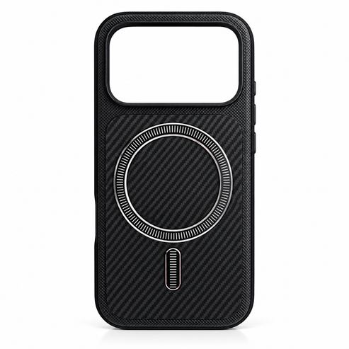 Reiko MagSafe-Compatible Protective Case for iPhone 18 Pro – Black