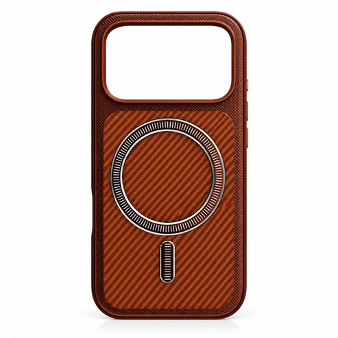 Reiko MagSafe-Compatible Protective Case for iPhone 18 Pro Max – Brown