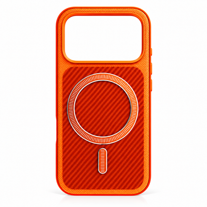 Reiko MagSafe-Compatible Protective Case for iPhone 18 Pro Max – Orange