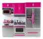 Mini Kitchen Playset with Lights & Sounds – Refrigerator, Stove & Microwave