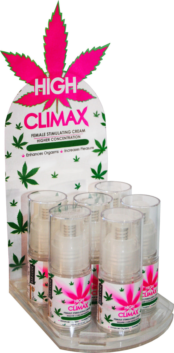 High Climax Female Stimulating Cream - 0.5 Fl. Oz. / 15 ml - 6 Count Display