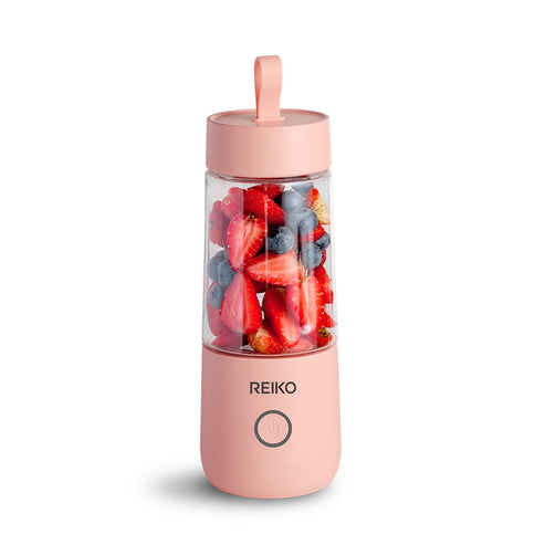 Reiko 350 mL USB-Rechargeable Portable Blender – Pink