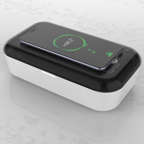 Reiko Wireless Phone Charging Box – Black & White