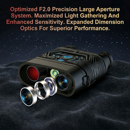KJB VSNV4K Night Vision DVR Binoculars with 1080p Recording