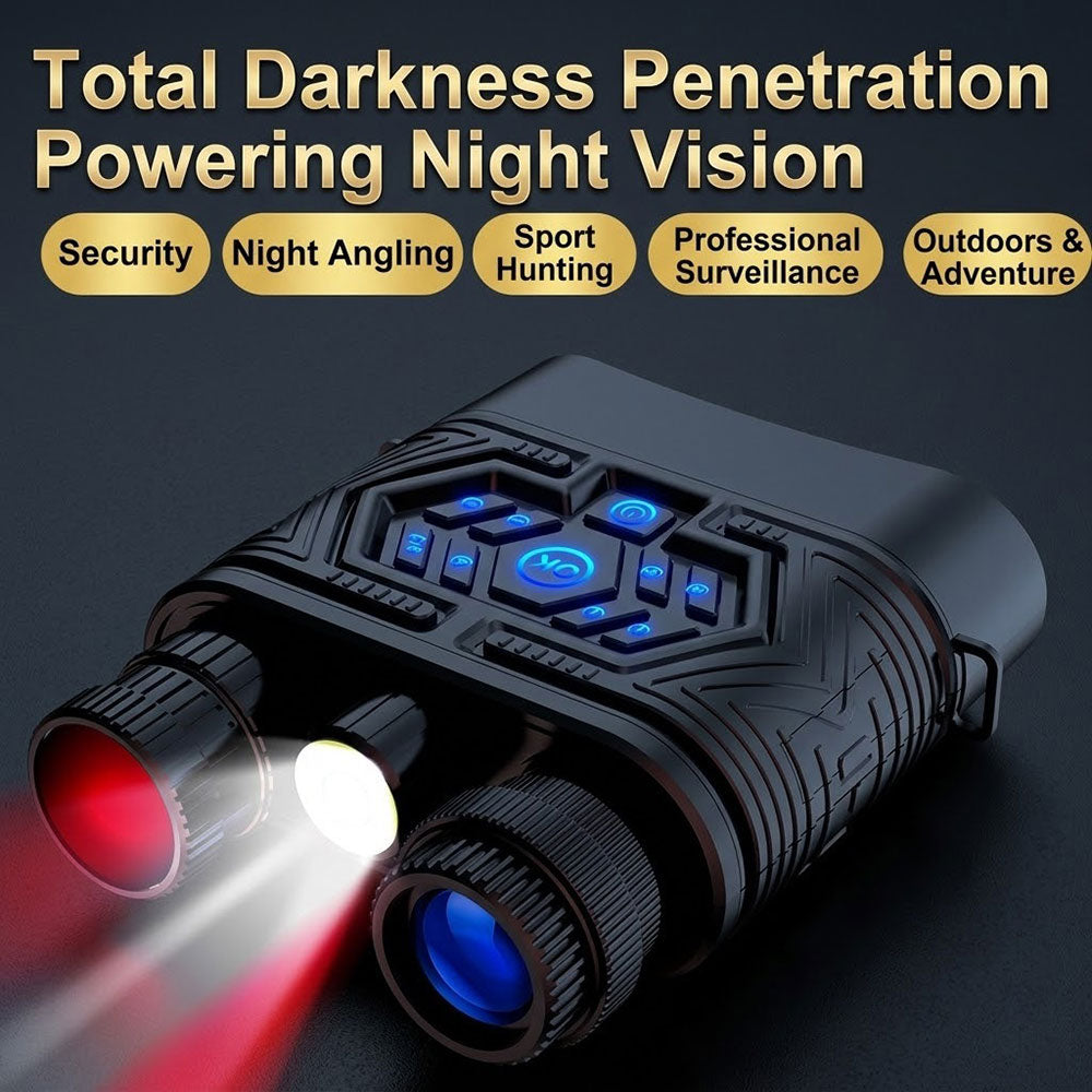 KJB VSNV4K Night Vision DVR Binoculars with 1080p Recording