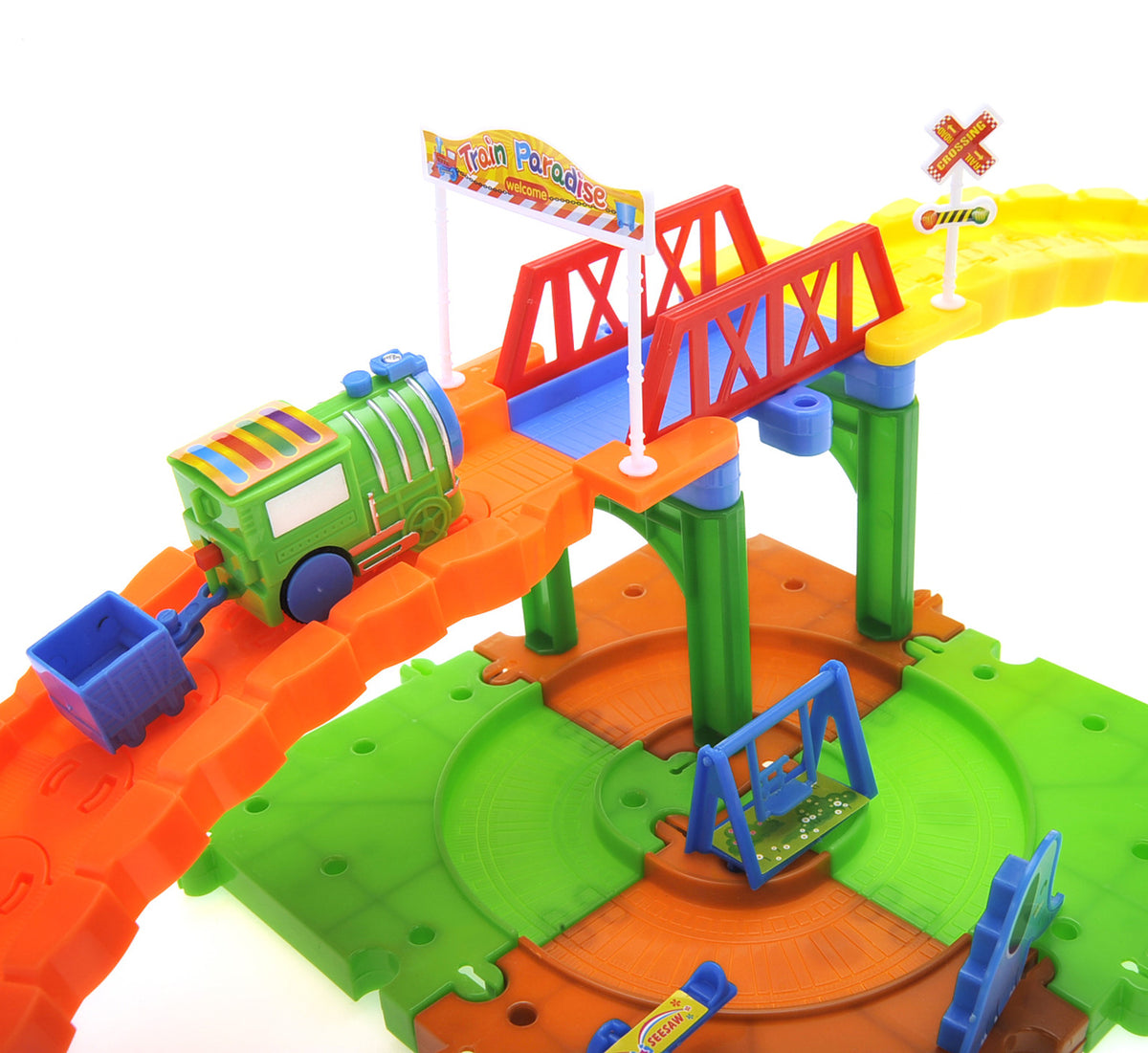 Adventure Park Train Set with Two Figures