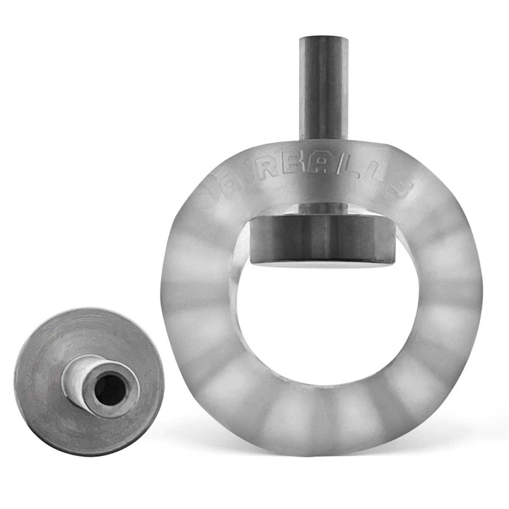 Airballs Electro Air - Lite Ballstretcher With Two 4mm Electro Contact - Clear Ice - US Stores