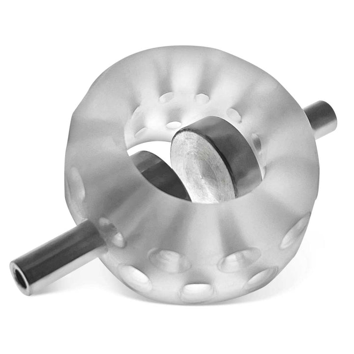 Airballs Electro Air - Lite Ballstretcher With Two 4mm Electro Contact - Clear Ice - US Stores