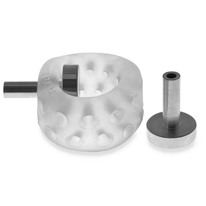 Airballs Electro Air - Lite Ballstretcher With Two 4mm Electro Contact - Clear Ice - US Stores