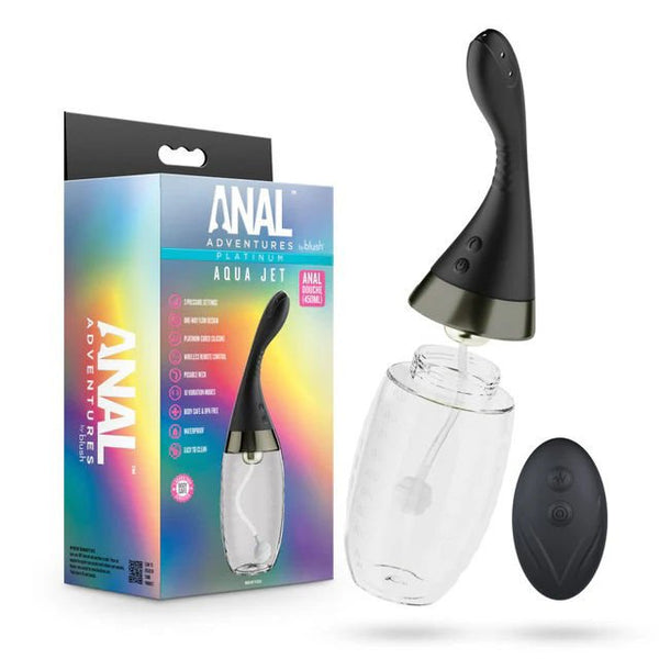 Anal Adventures Platinum - Aqua Jet - Black - US Stores