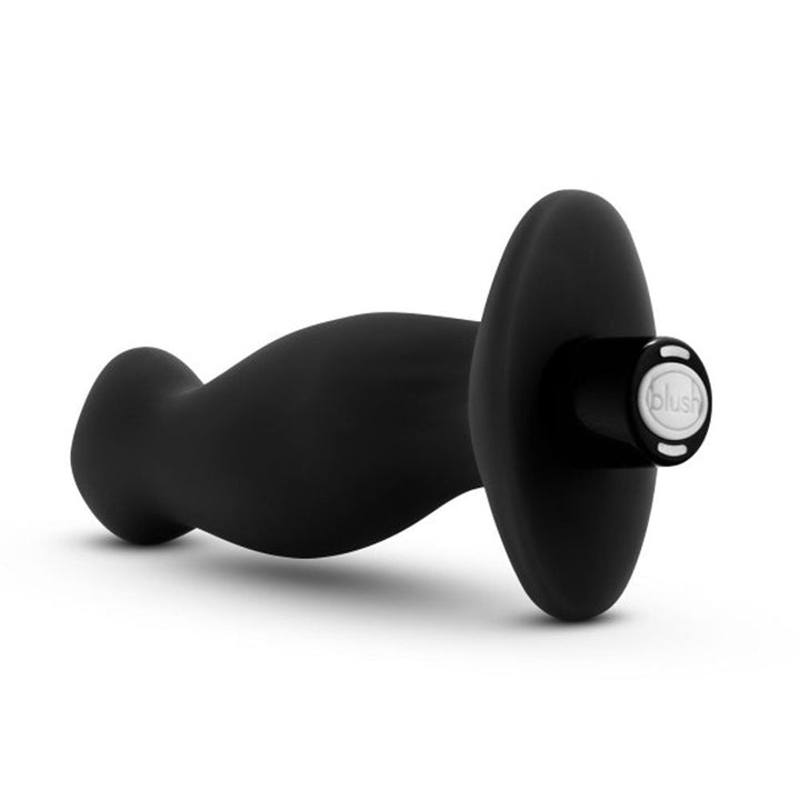 Anal Adventures - Platinum - Silicone Vibrating Prostate Massager 02 - Black - US Stores