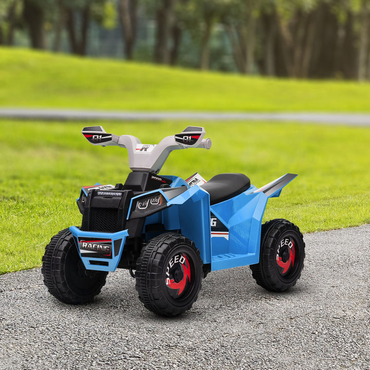 Aosom 6V Electric Toy Car with Forward Backward, Wear - Resistant Wheels for Ages 18 - 36 Months, Blue - US Stores