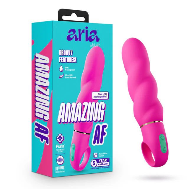 Aria - Amazing Af 2.0 - Rechargeable Vibe - Fuchsia - US Stores