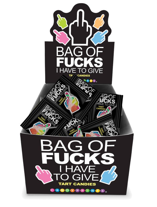 Bag of Fucks I Have to Give Display of 100 Count - US Stores