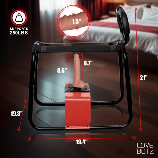 Bangin' Bench with Thrusting and Vibrating Dildo - US Stores