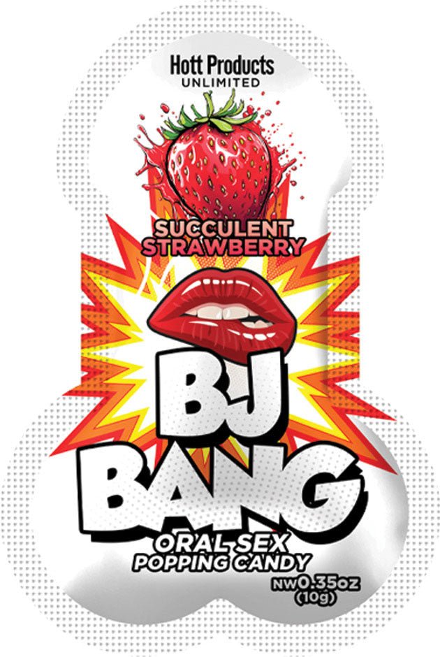 Bj Bang - Oral Sex Popping Candy - Strawberry 10gm - US Stores