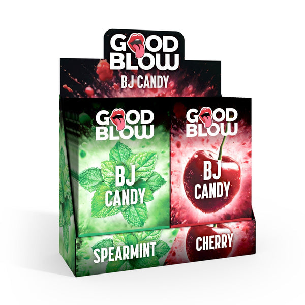 Bj Candy Pop Display Spearmint/cherry 24 Pcs - US Stores