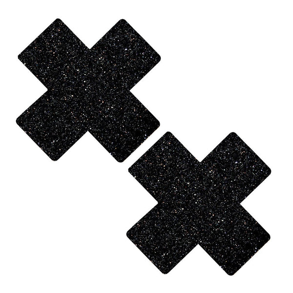 Black Malice Glitter X Factor Nipztix Pasties - US Stores