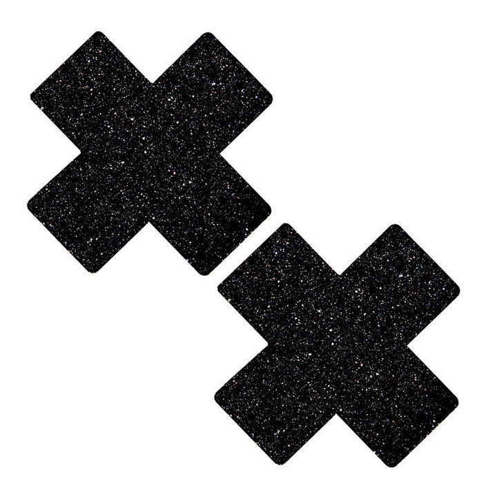 Black Malice Glitter X Factor Nipztix Pasties - US Stores