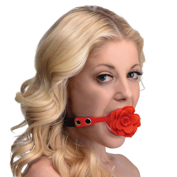 Blossom Silicone Breathable Rose Gag - US Stores