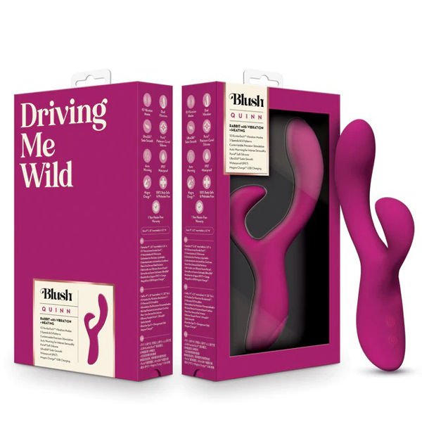 Blush Quinn Rabbit Vibrator Burgundy - US Stores