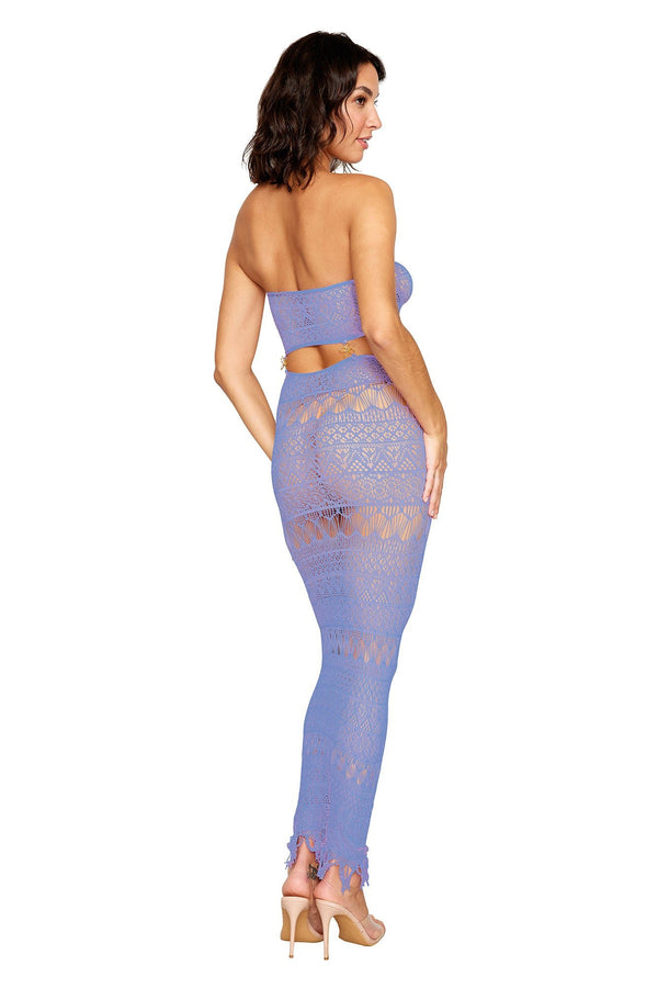 Bodystocking Gown - One Size - Lavender Haze - US Stores