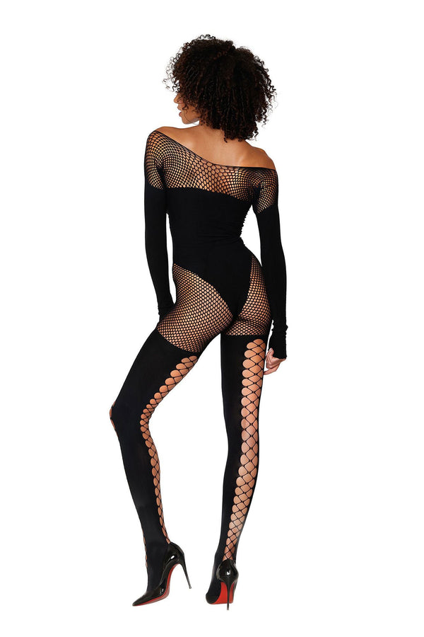 Bodystocking - One Size - Black - US Stores