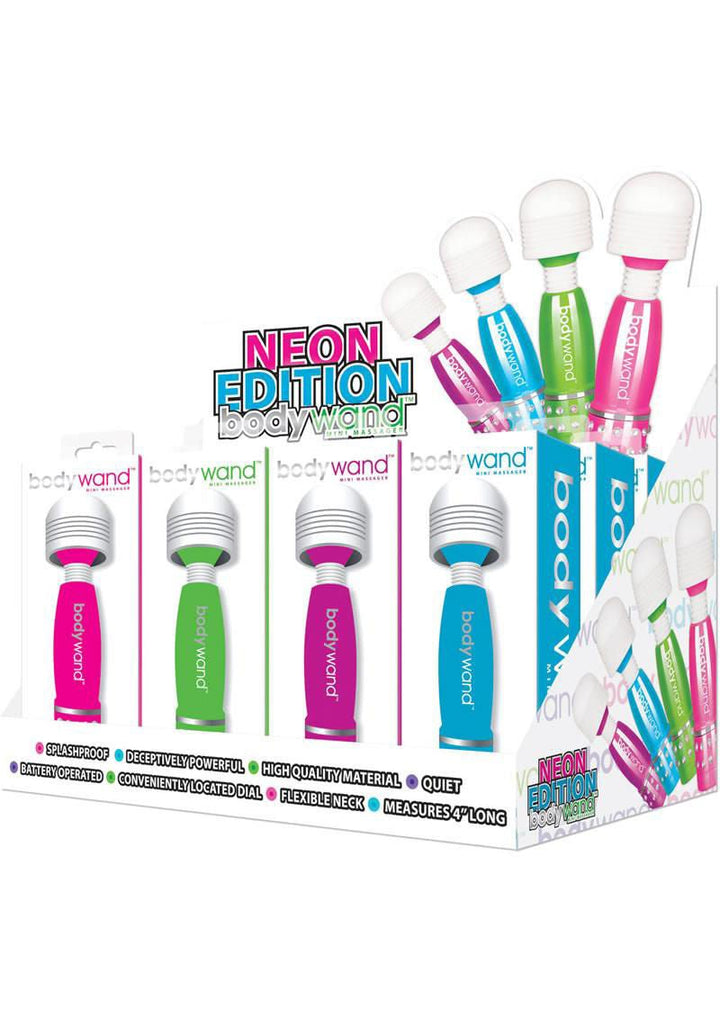 Bodywand Mini Neon Edition - 12 Pc Display - US Stores