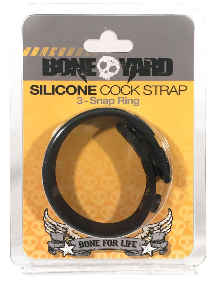Boneyard Cock Strap - Black - US Stores