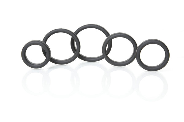 Boneyard Silicone Ring 5 Pc Kit - Black - US Stores