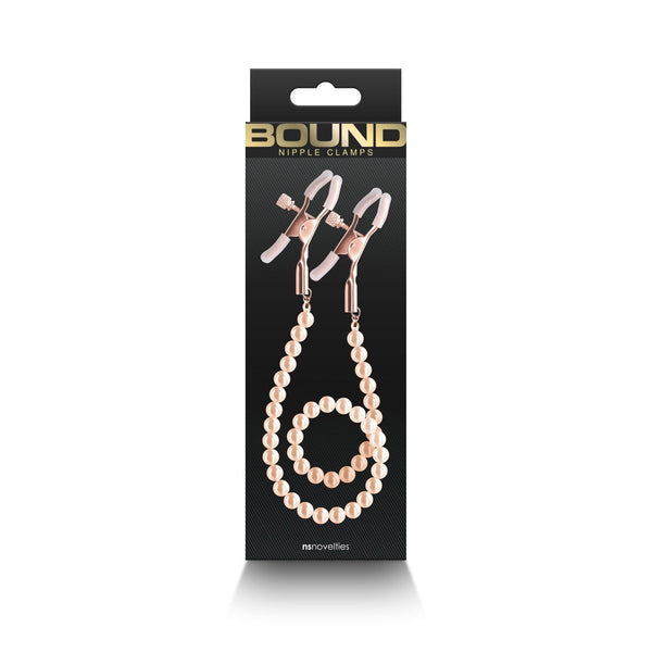 Bound - Nipple Clamps - Dc1 - Rose Gold - US Stores