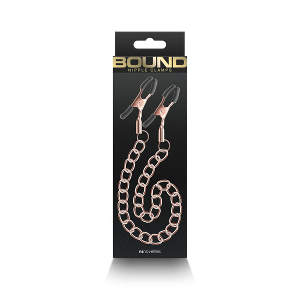 Bound - Nipple Clamps - Dc2 - Rose Gold - US Stores
