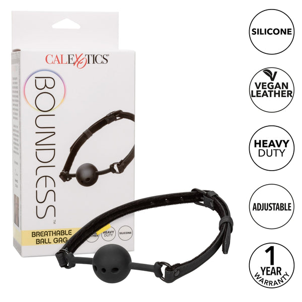 Boundless Breathable Ball Gag - Black - US Stores