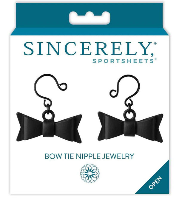 Bow Tie Nipple Jewelry - Black - US Stores