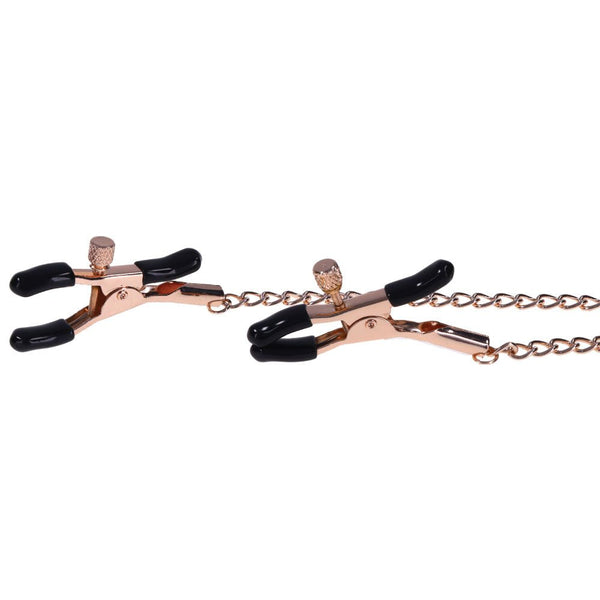 Brat Charmed Nipple Clamps - Rose Gold - US Stores
