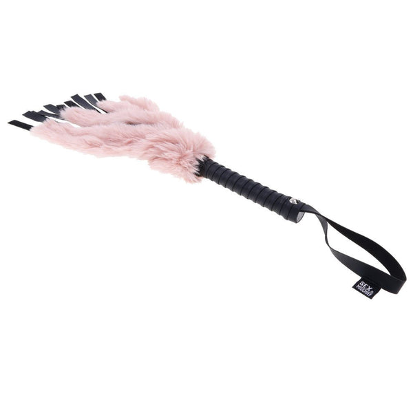 Brat Faux Fur Flogger - Pink/black - US Stores