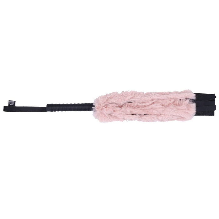 Brat Faux Fur Flogger - Pink/black - US Stores