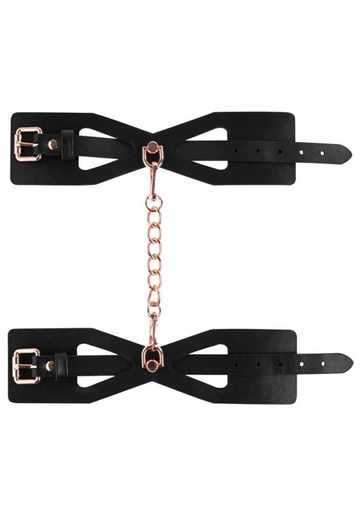 Brat Handcuffs - Black / Rose Gold - US Stores