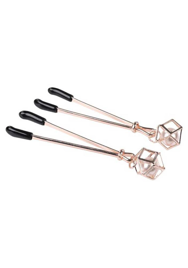 Brat Pearl Nipple Clips - Rose Gold - US Stores
