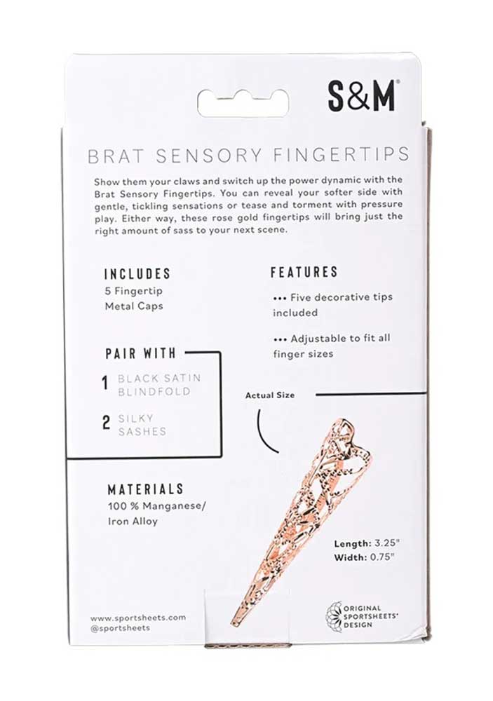 Brat Sensory Fingertips - Rose Gold - US Stores