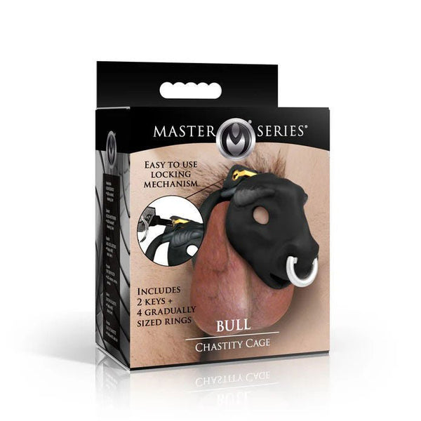 Bull Chastity Cage - Black - US Stores