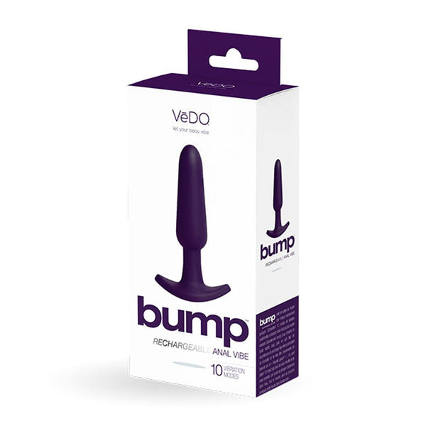 Bump Rechargeable Anal Vibe - Purple - US Stores