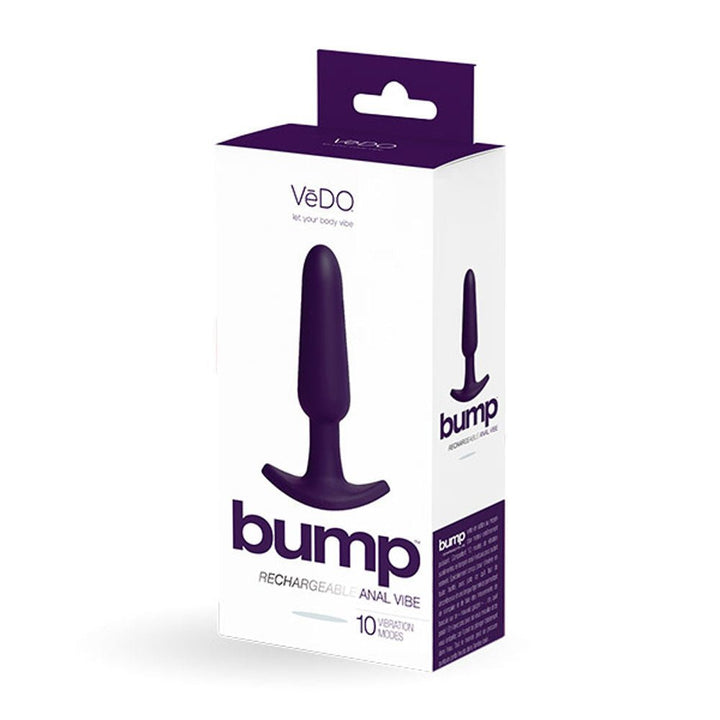 Bump Rechargeable Anal Vibe - Purple - US Stores