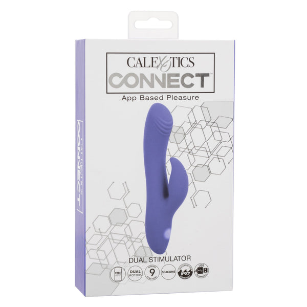 Calexotics Connect Dual Stimulator - Periwinkle - US Stores