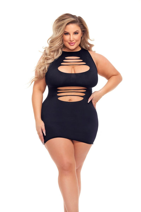 Can't Commit Dress - Queen Size - Black - US Stores