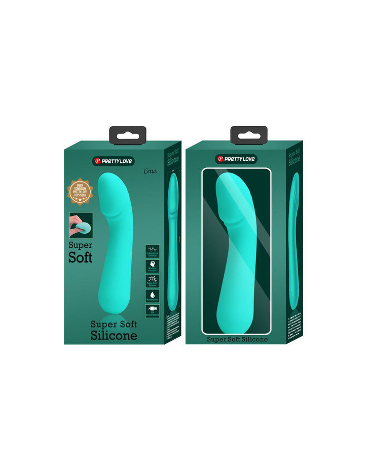 Cetus Rechargeable Vibrator - Turquoise - US Stores