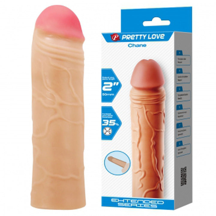 Chane Extended Penis Sleeve - Light - US Stores
