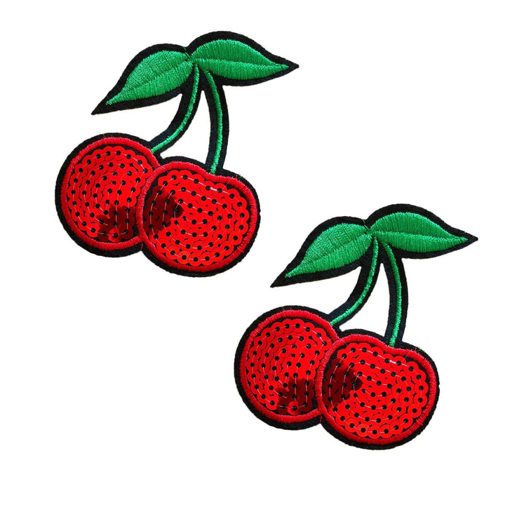 Cherry Licious Sequin Nifty Nipztix Nipple Cover Pasties - US Stores
