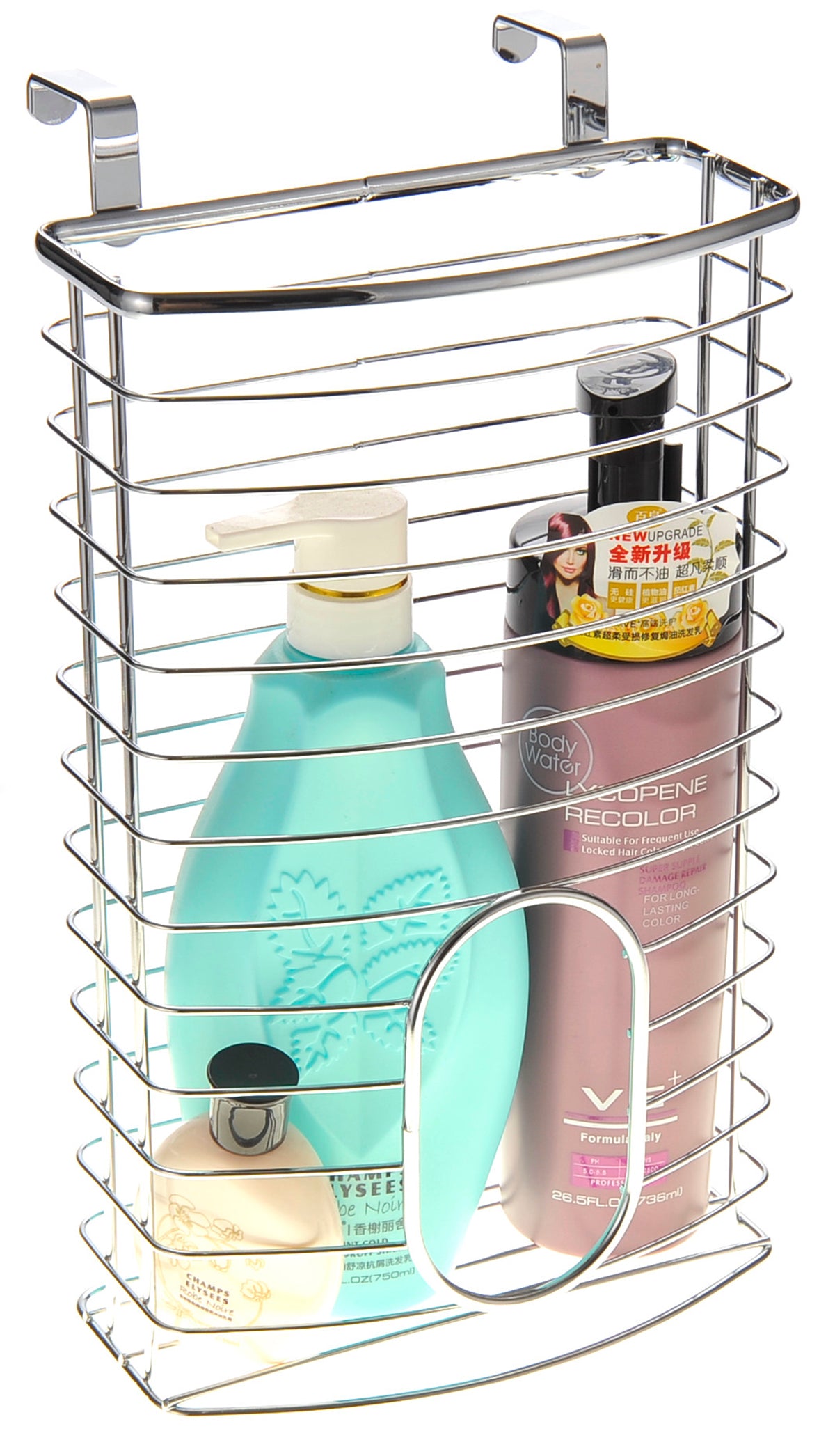 Chrome cabinet plastic bag storage organizer for kitchen and home organization